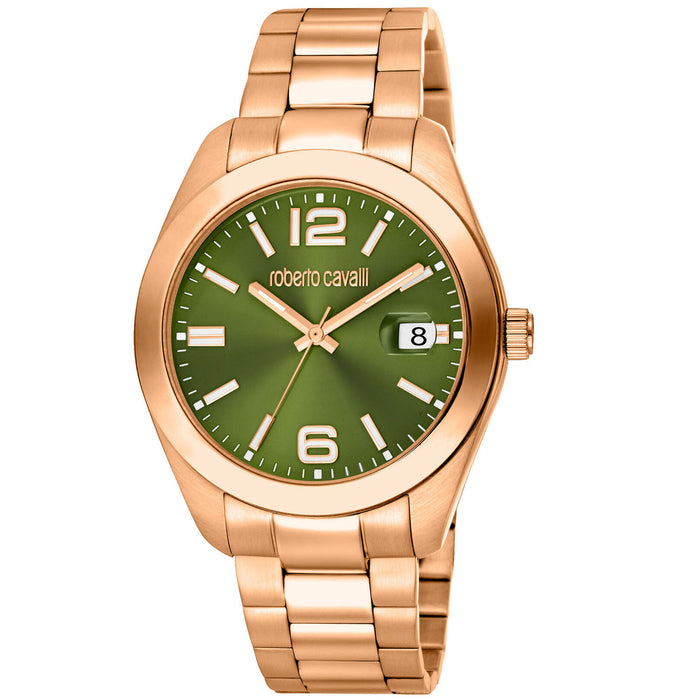 Roberto Cavalli Men's Classic Green Dial Watch - RC5G051M0065