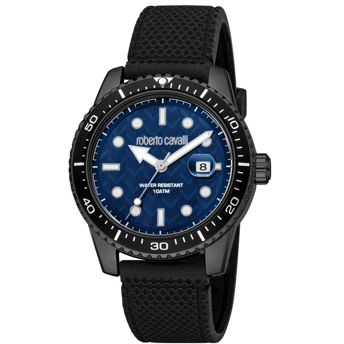 Roberto Cavalli Men's Classic Blue Dial Watch - RC5G084P0075