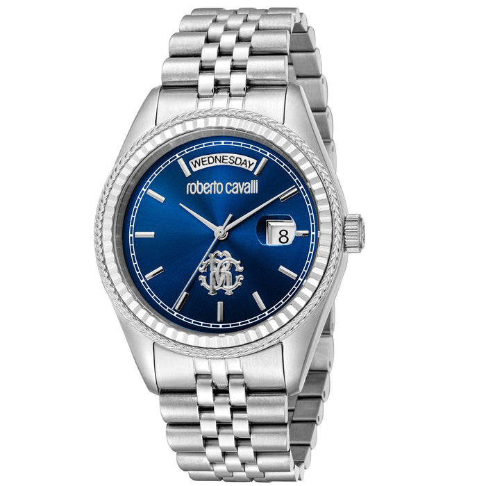 Roberto Cavalli Men's Classic Blue Dial Watch - RC5G091M0045