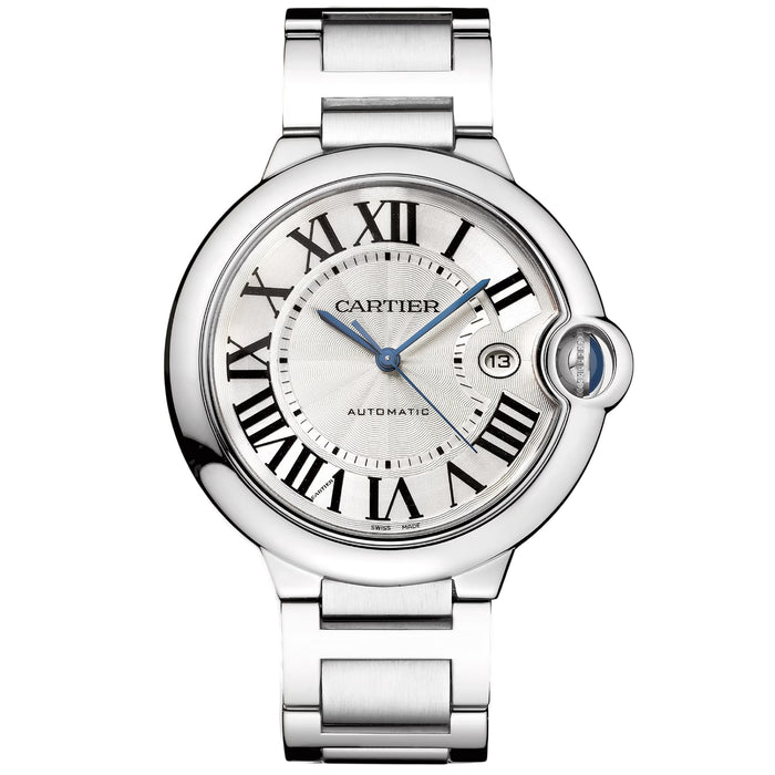 Cartier Men's Ballon Bleu Silver Dial Watch - WSBB0049
