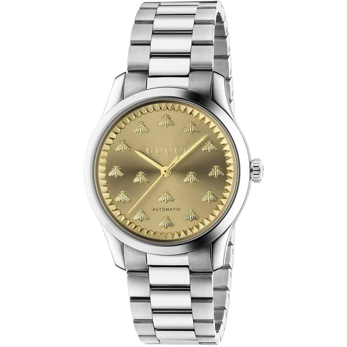Gucci Men's G-Timeless Gold Dial Watch - YA1264191