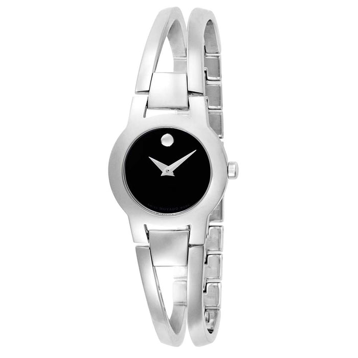 Movado Women's Amorosa Black Dial Watch - 604759