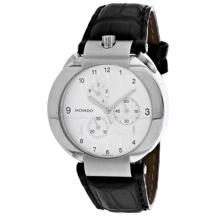 Movado Men's Elliptica Silver Dial Watch - 604891