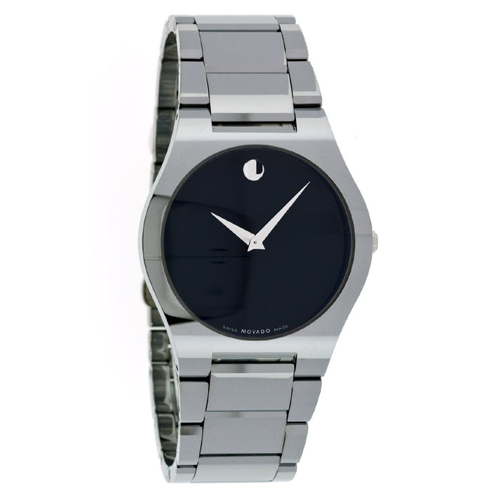 Movado Men's Fiero Black Dial Watch - 605619