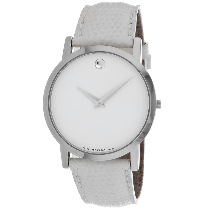 Movado Women's Classic White Dial Watch - 605650