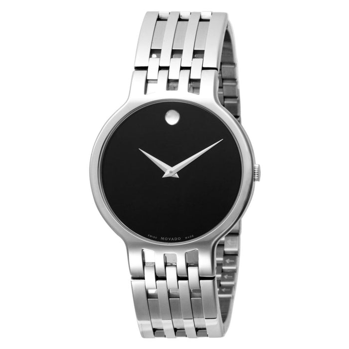 Movado Men's Esperanza Black Dial Watch - 606042