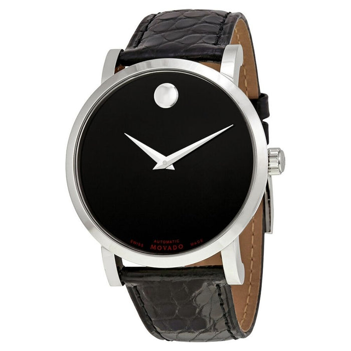 Movado Men's Classic Black Dial Watch - 606112