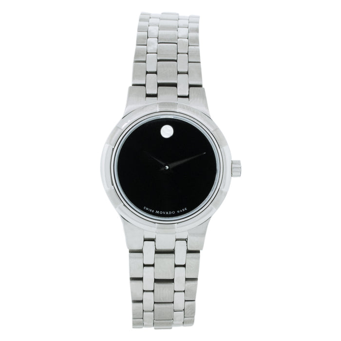 Movado Women's Metio Black Dial Watch - 606204