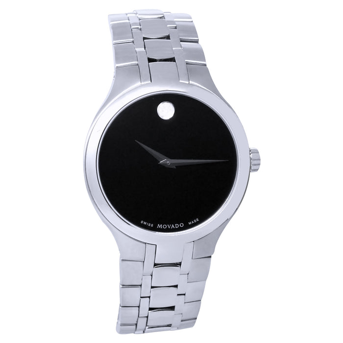 Movado Men's Museum Black Dial Watch - 606367