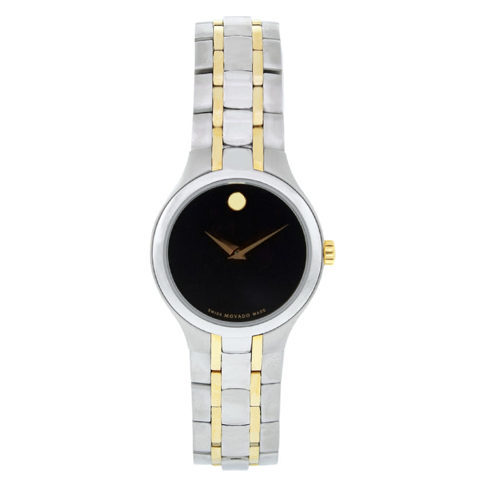 Movado Women's Portfolio Black Dial Watch - 606372