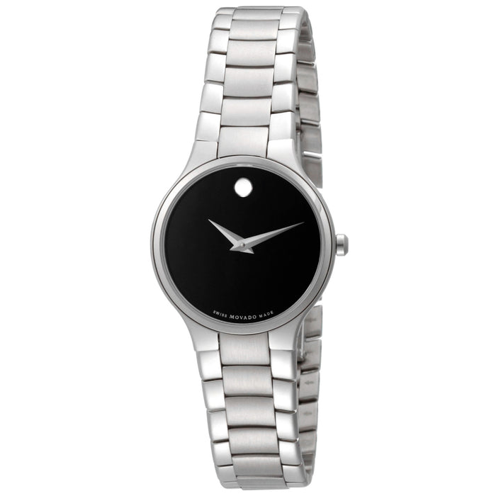 Movado Women's Serio Black Dial Watch - 606383