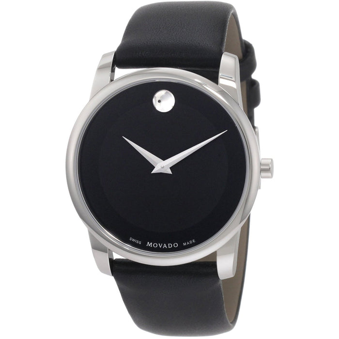 Movado Men's Museum Black Dial Watch - 606502