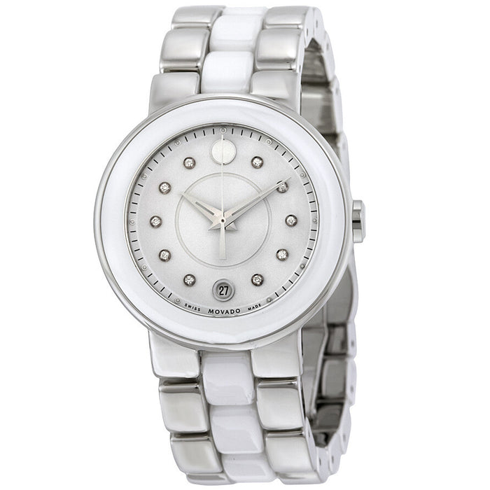 Movado Women's Cerena White Dial Watch - 606540