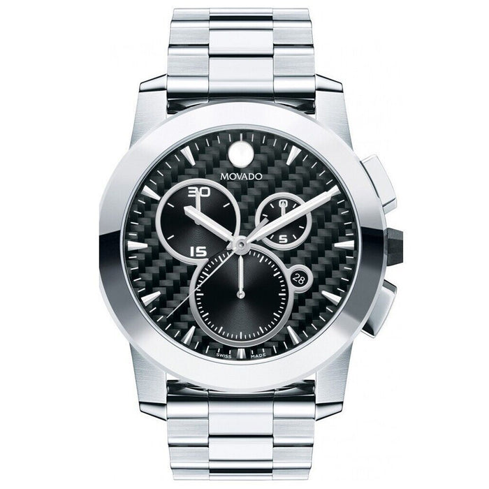 Movado Men's Vizio Black Dial Watch - 606551