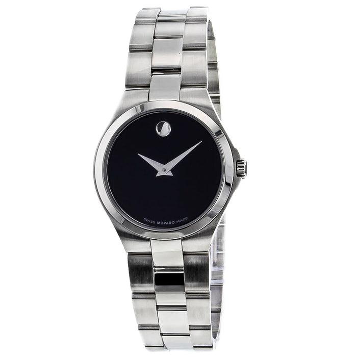Movado Women's Classic Black Dial Watch - 606558