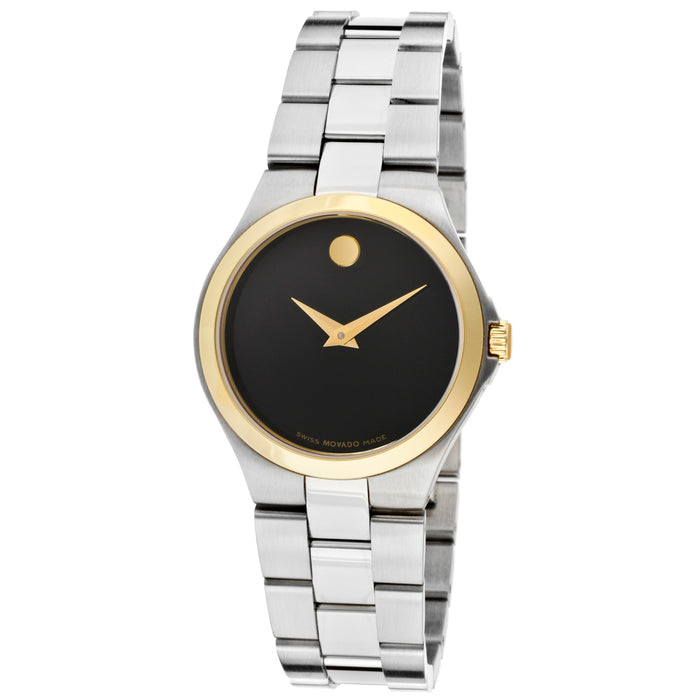 Movado Women's Classic Black Dial Watch - 606560