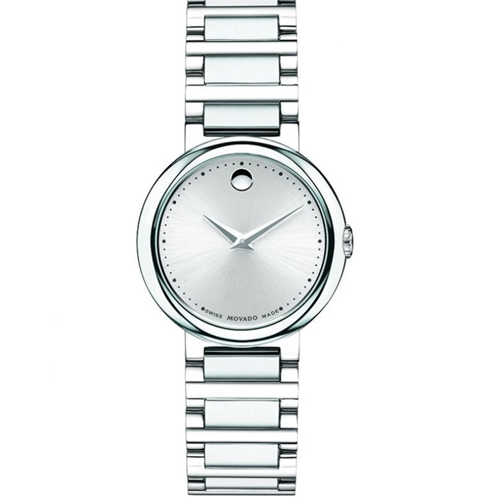 Movado Women's Classic Silver Dial Watch - 606702