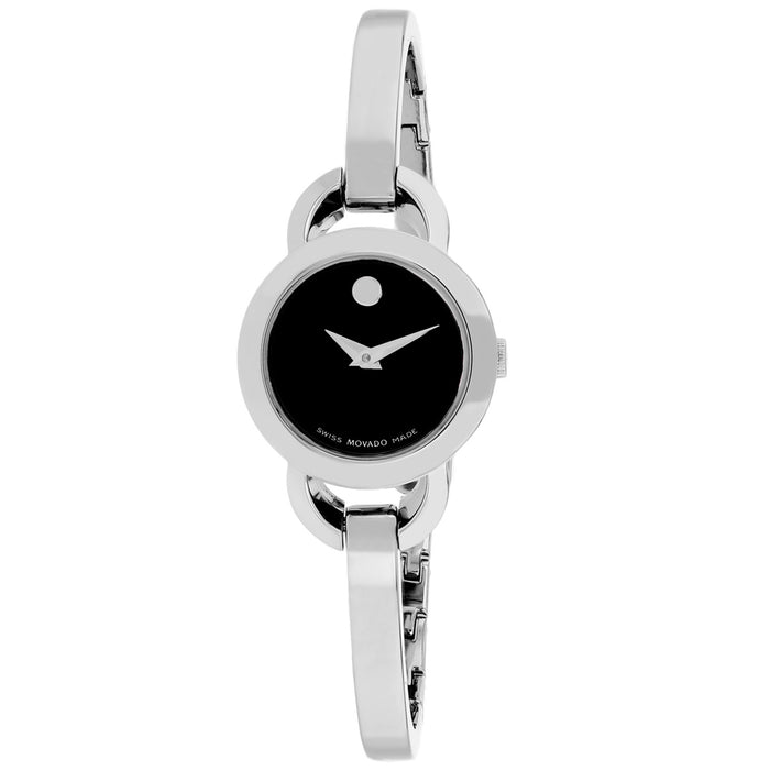 Movado Women's Rondiro Black Dial Watch - 606796