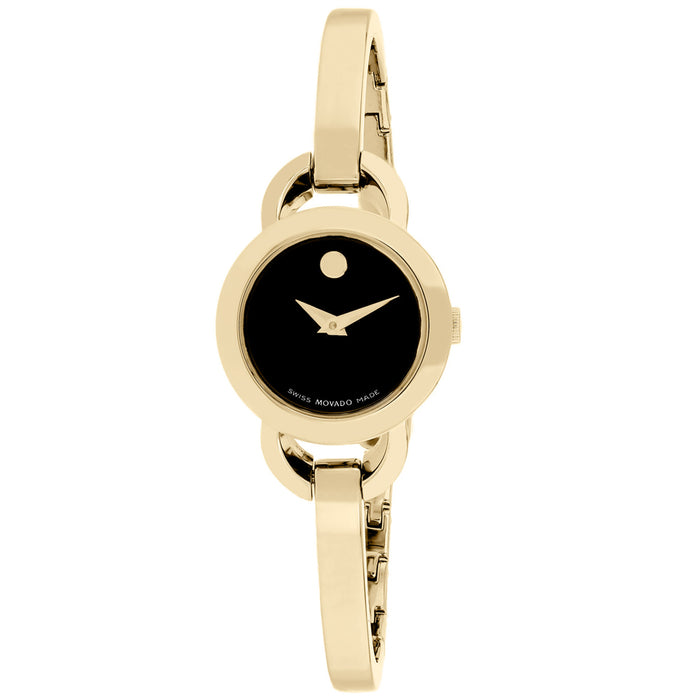 Movado Women's Rondiro Black Dial Watch - 606888