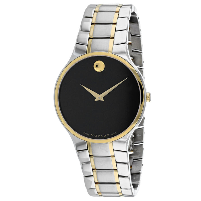 Movado Men's Serio Black Dial Watch - 606901