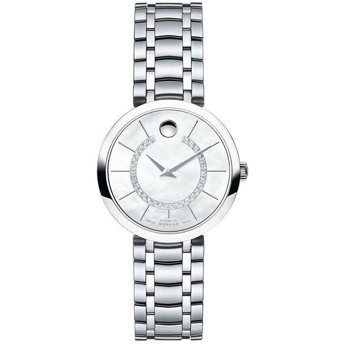 Movado Women's Classic White mother of pearl Dial Watch - 606920