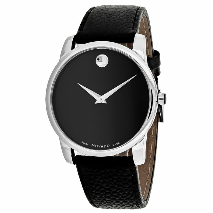 Movado Men's Museum Black Dial Watch - 607012