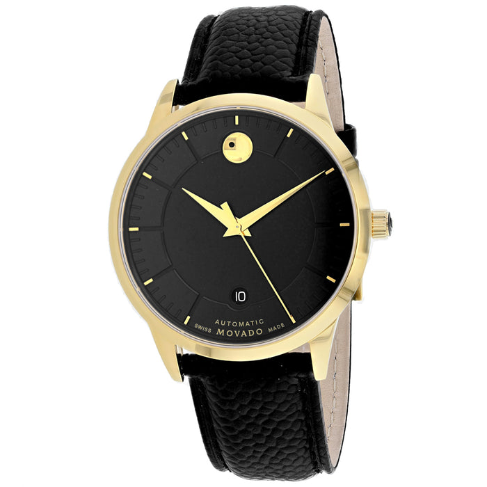Movado Men's Black Dial Watch - 607021