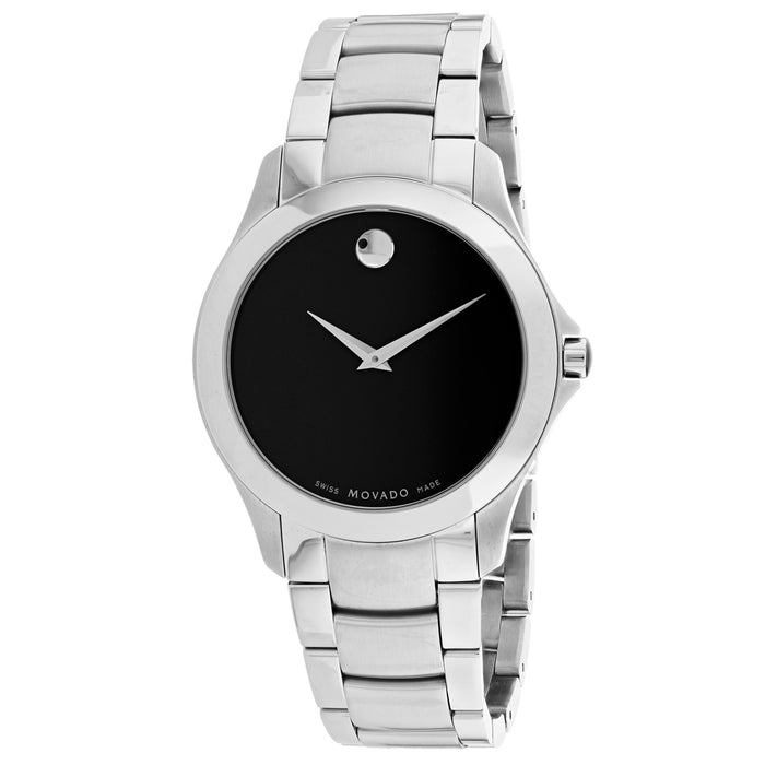 Movado Men's Masino Black Dial Watch - 607032