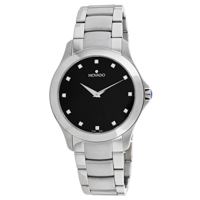 Movado Men's Black Dial Watch - 607036