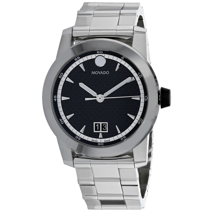 Movado Men's Vizio Black Dial Watch - 607050