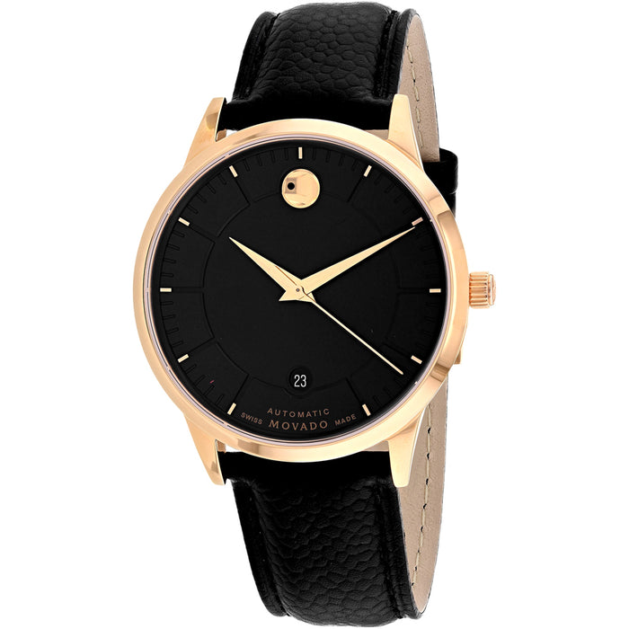 Movado Men's 1881 Black Dial Watch - 607062