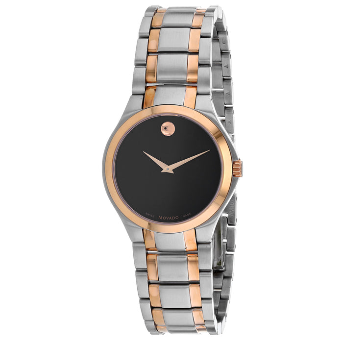 Movado Women's Classic Black Dial Watch - 607084