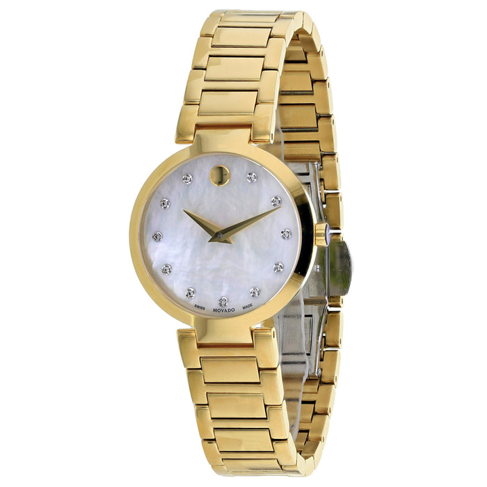 Movado Women's Classic Silver Dial Watch - 607105