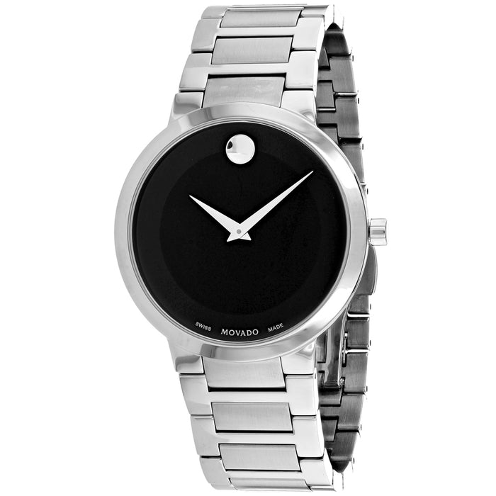 Movado Men's Modern Classic Black Dial Watch - 607119