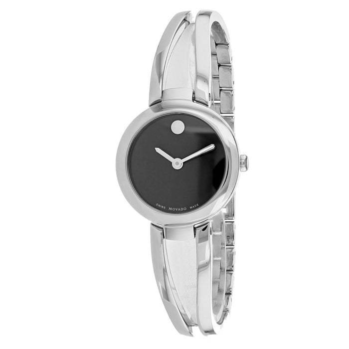 Movado Women's Amorosa Black Dial Watch - 607131