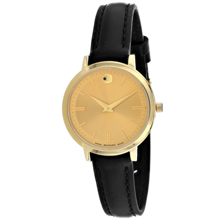 Movado Women's Gold Dial Watch - 607158