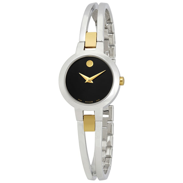 Movado Women's Amorosa Black Dial Watch - 607184