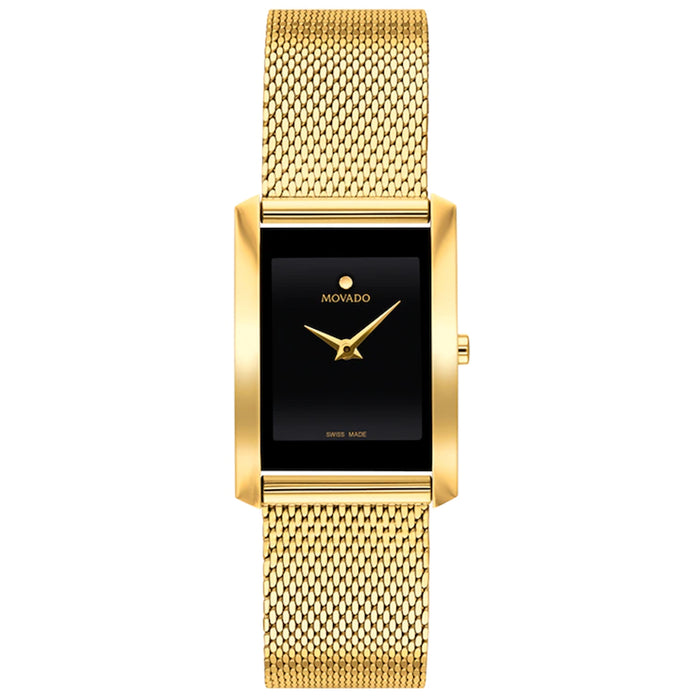 Movado Women's La Nouvelle Black Dial Watch - 607189