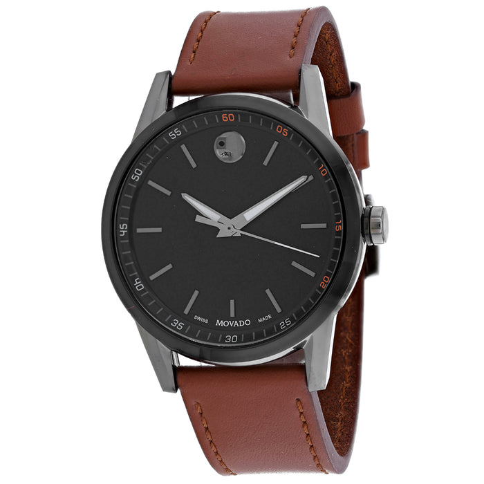 Movado Men's Museum Black Dial Watch - 607224