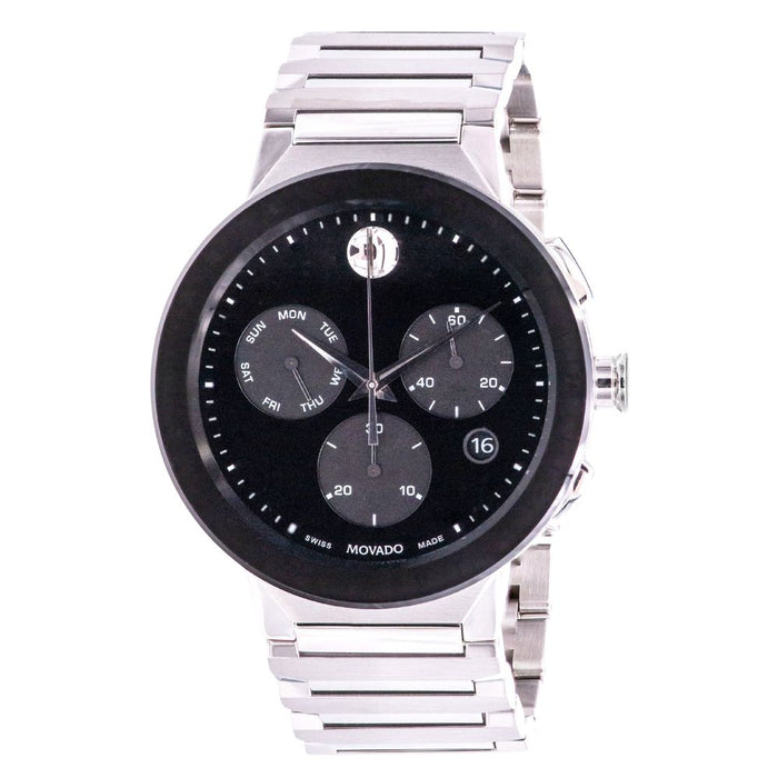 Movado Men's Classic Black Dial Watch - 607239