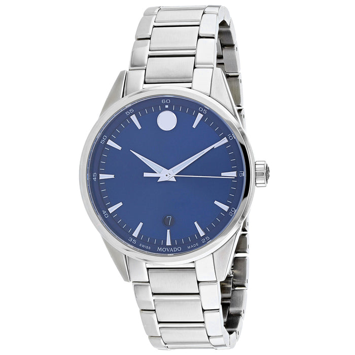 Movado Men's Stratus Blue Dial Watch - 607244