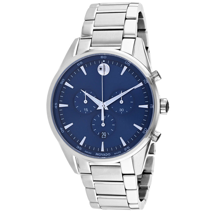 Movado Men's Stratus Blue Dial Watch - 607248