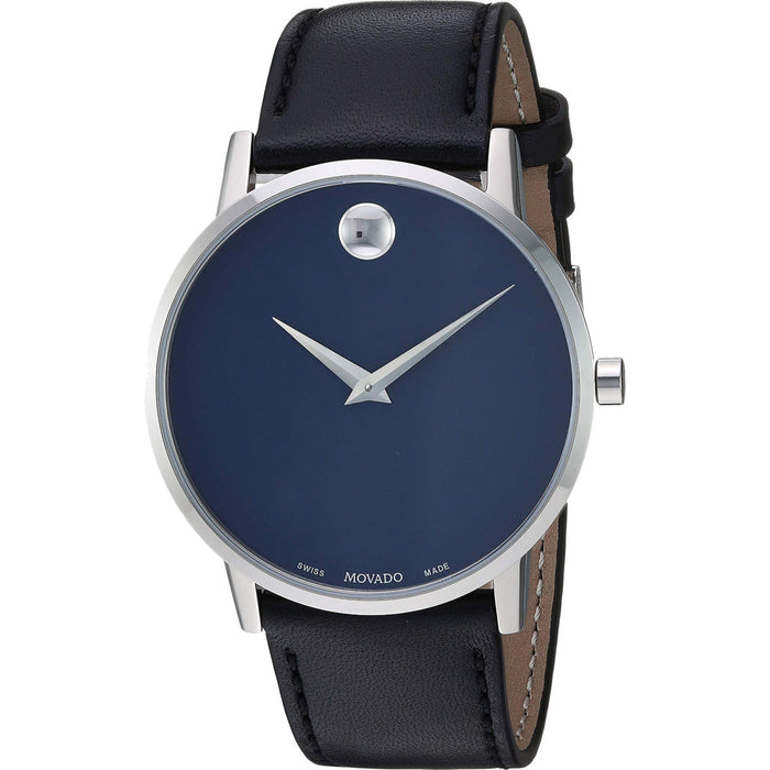 Movado Men's Museum Blue Dial Watch - 607270