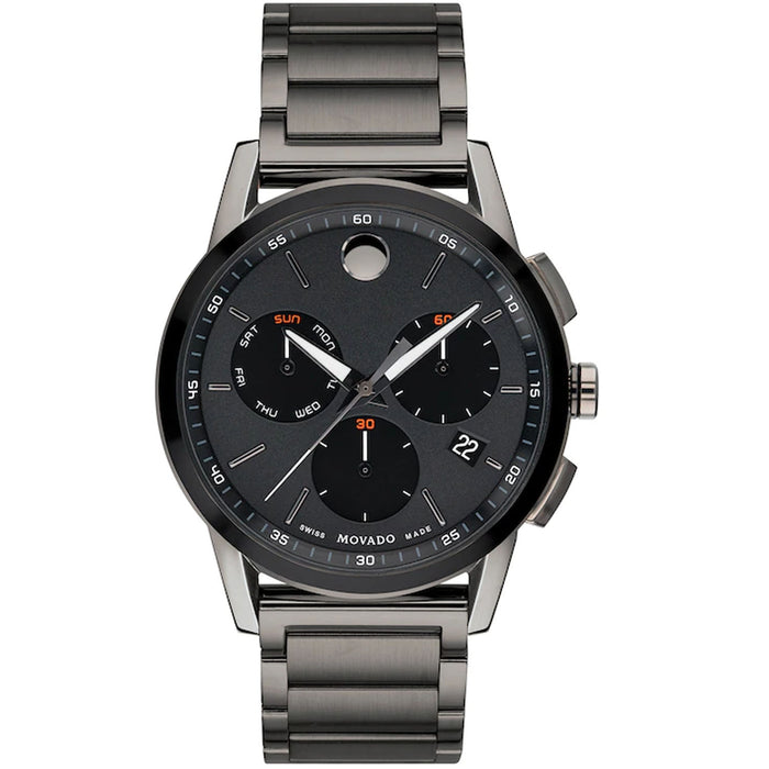 Movado Men's Museum Black Dial Watch - 607291