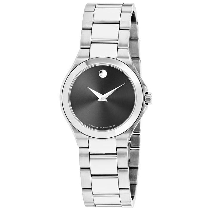 Movado Women's Classic Black Dial Watch - 607308
