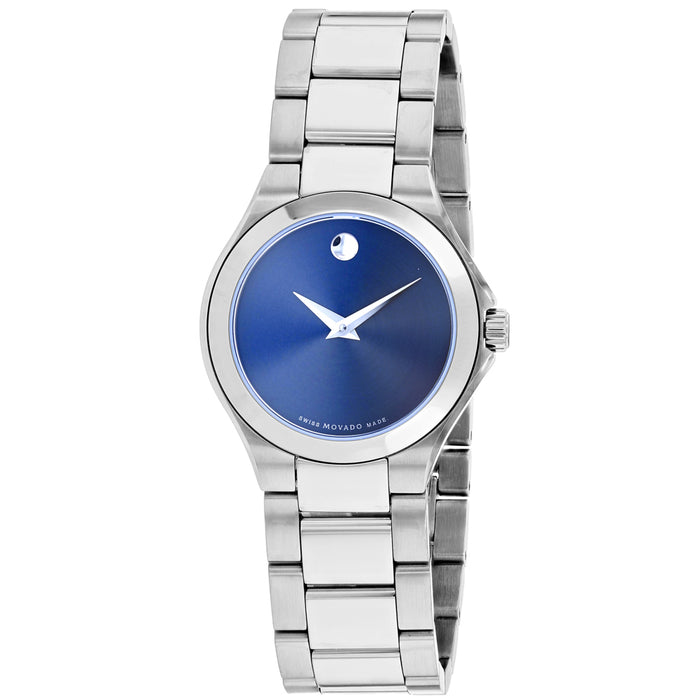Movado Women's Classic Blue Dial Watch - 607309