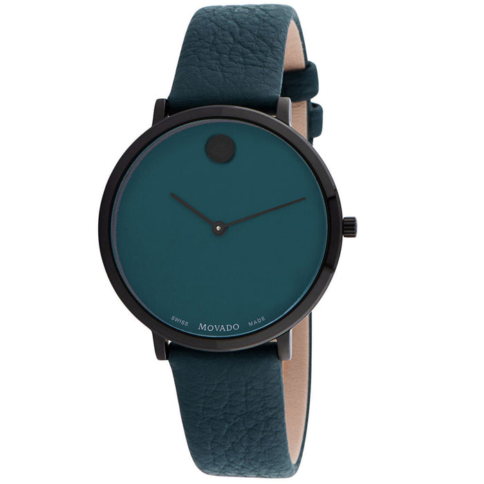 Movado Women's Modern 47 Blue Dial Watch - 607342