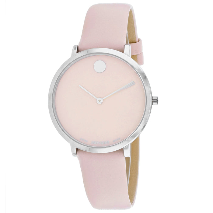 Movado Women's Modern Pink Dial Watch - 607388