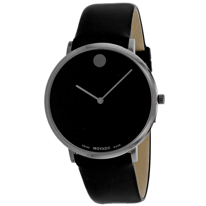 Movado Men's Modern Black Dial Watch - 607391