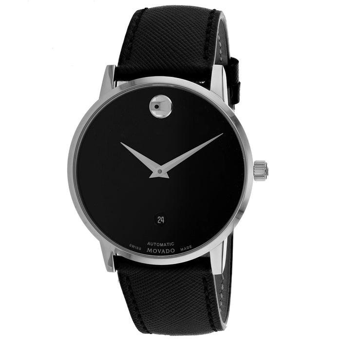 Movado Men's Classic Black Dial Watch - 607473